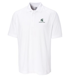 Michigan State Spartans CB DryTec Mogul Polo - White